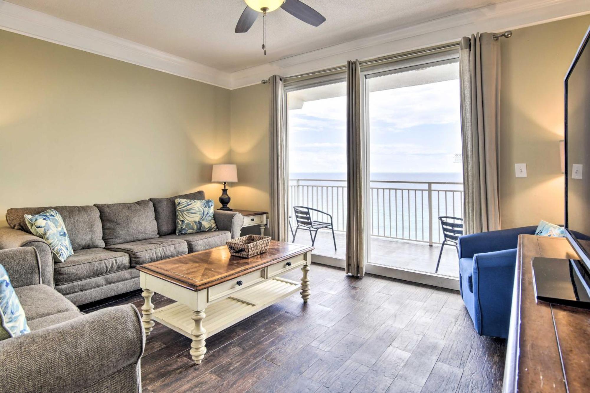 Oceanfront Pcb Condo With Gulf Views And Pool Access! 巴拿马城 外观 照片