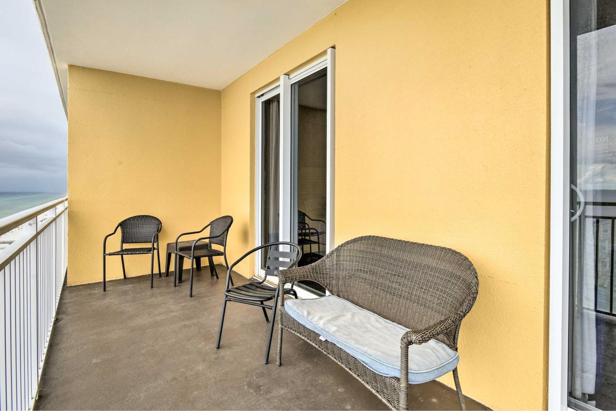 Oceanfront Pcb Condo With Gulf Views And Pool Access! 巴拿马城 外观 照片